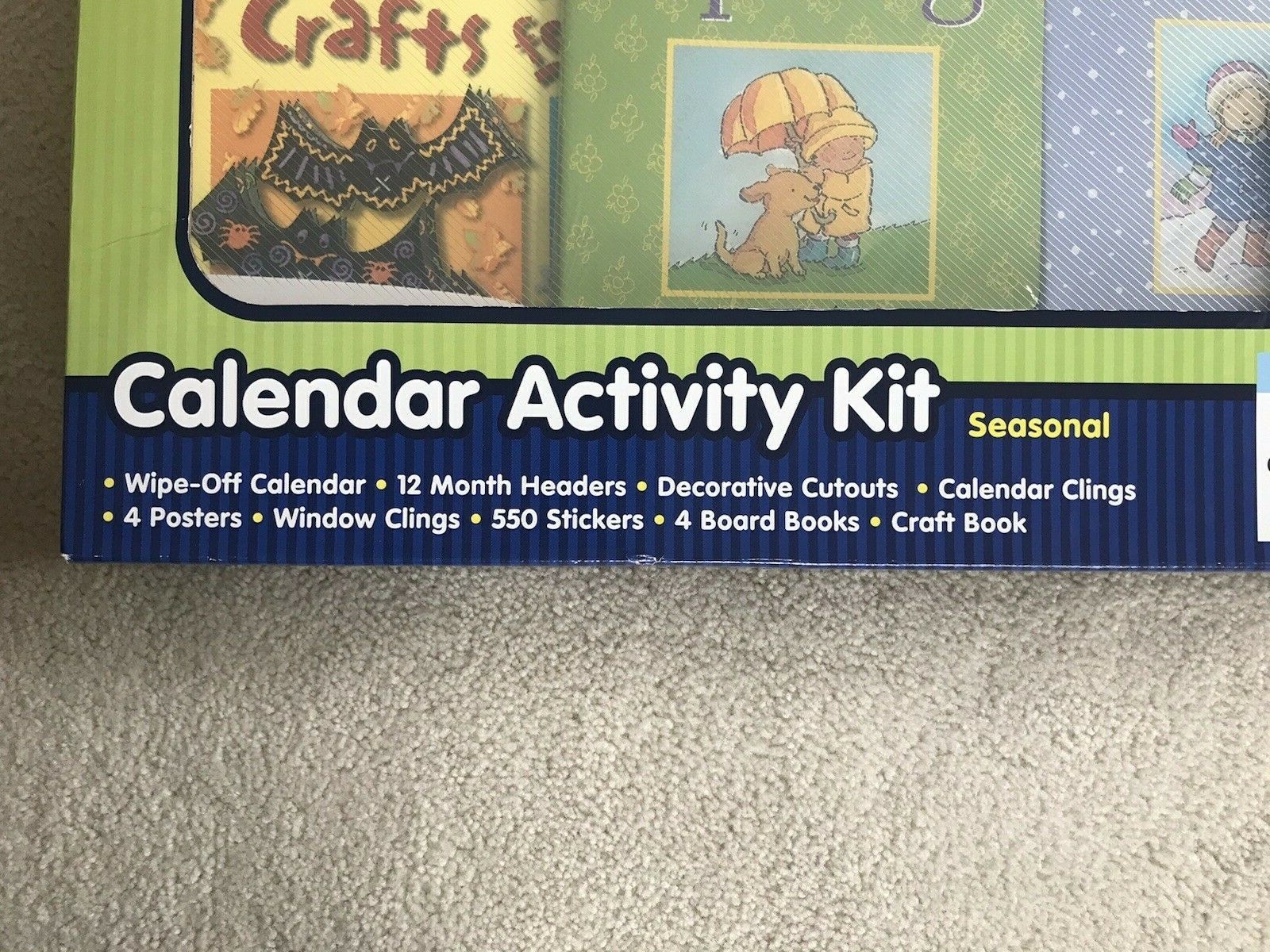 Seasonal Calendar Activity Kit Homeschool Preschool Educational New Active Minds
