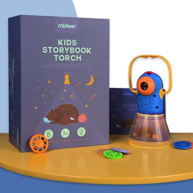 Child’s Story Projector & Night Light, Early Learning Lamp, Hi Toy