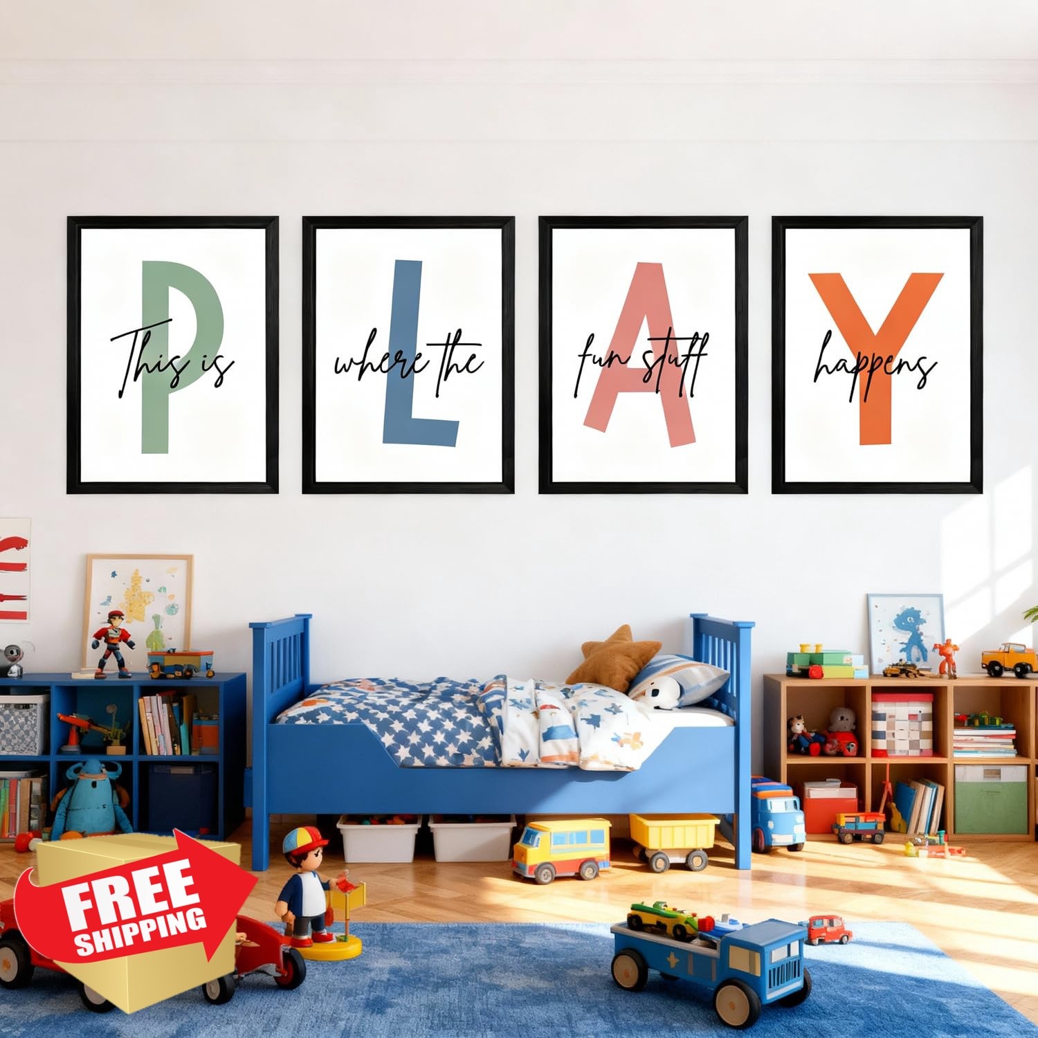 homuvdok Alphabet Art Set Black 11×16 Play