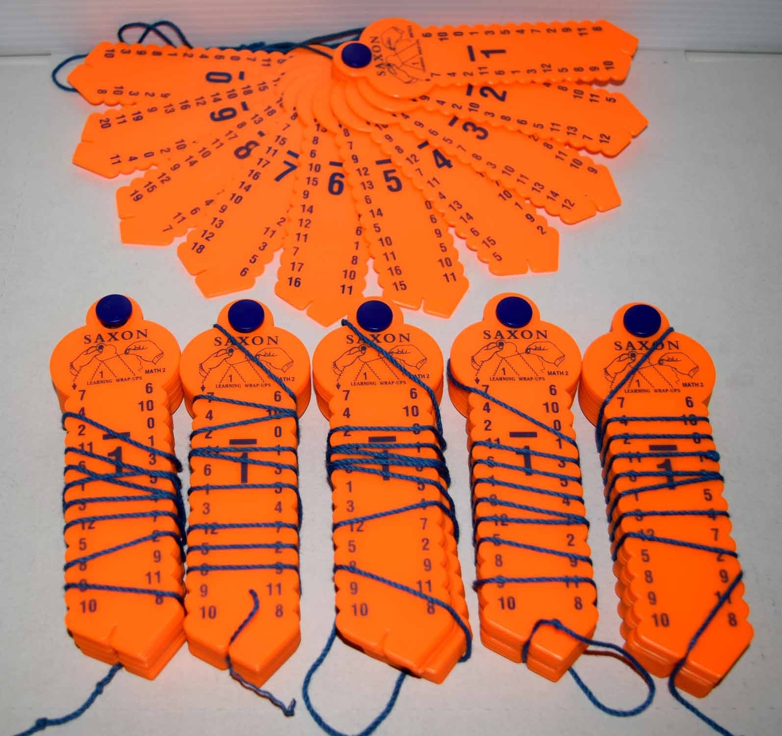 Lot of 6 – Saxon Math 2 Learning Wrap-Ups FREE SHIPPING !!!