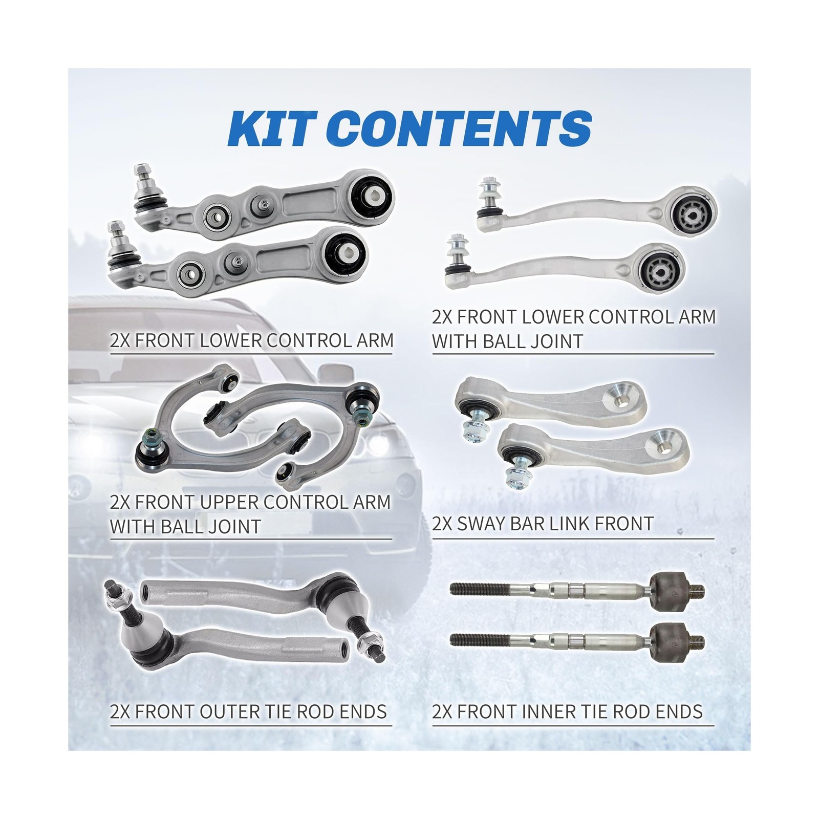 Front Supension Control Arm Kit Compatible With Mercedes Benz C E Class W205 …