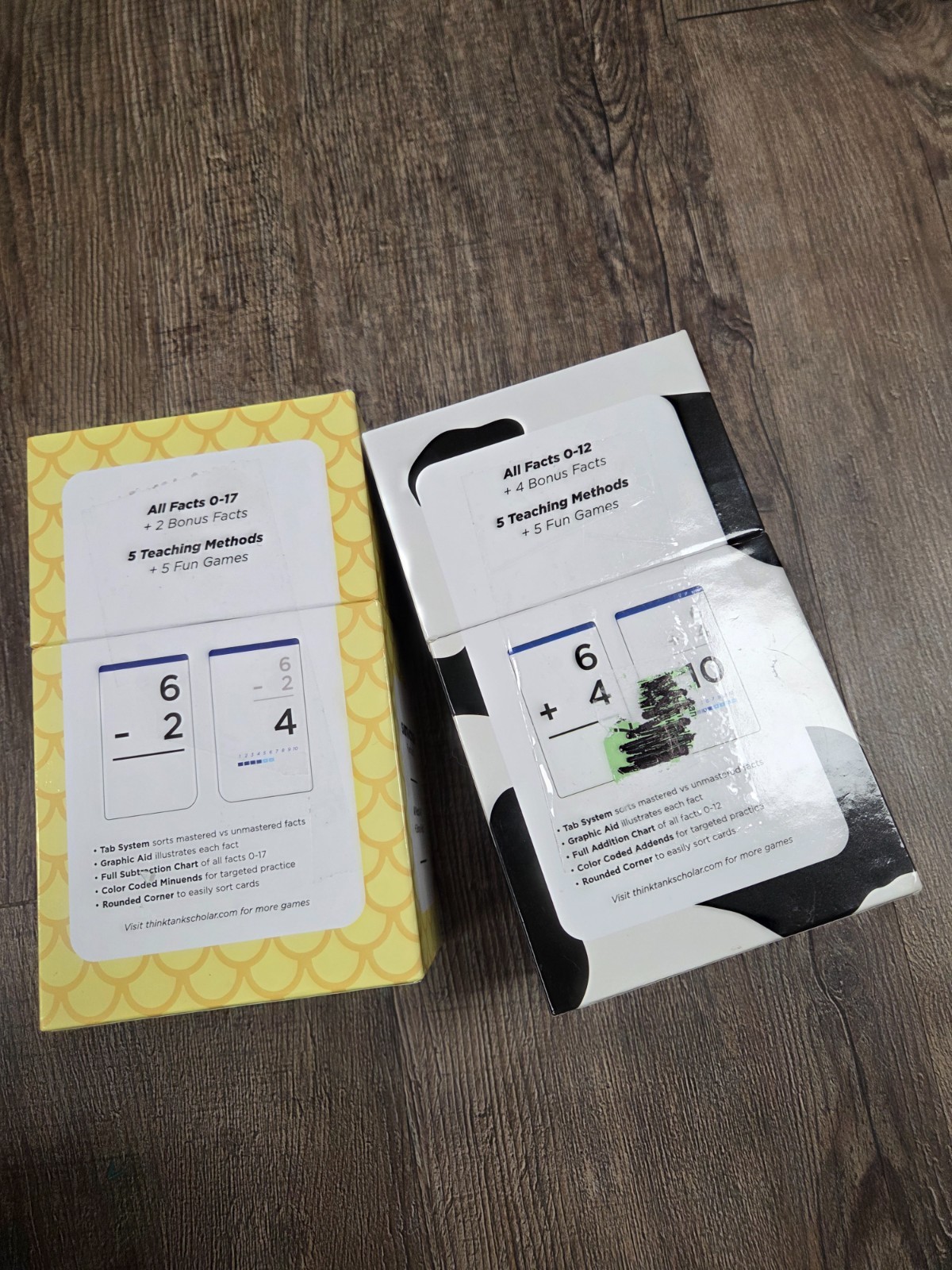 Think Tank Scholar Boxes Flashcards Set Addition + Subtraction