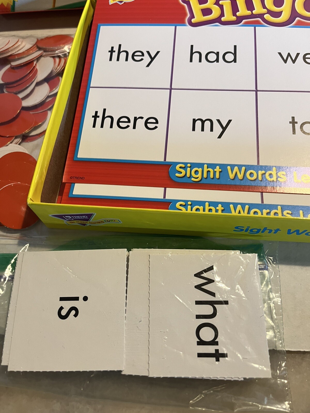 Sight Words Level 1 Bingo Game, Play 6 Different Ways, 5 and Up (complete)