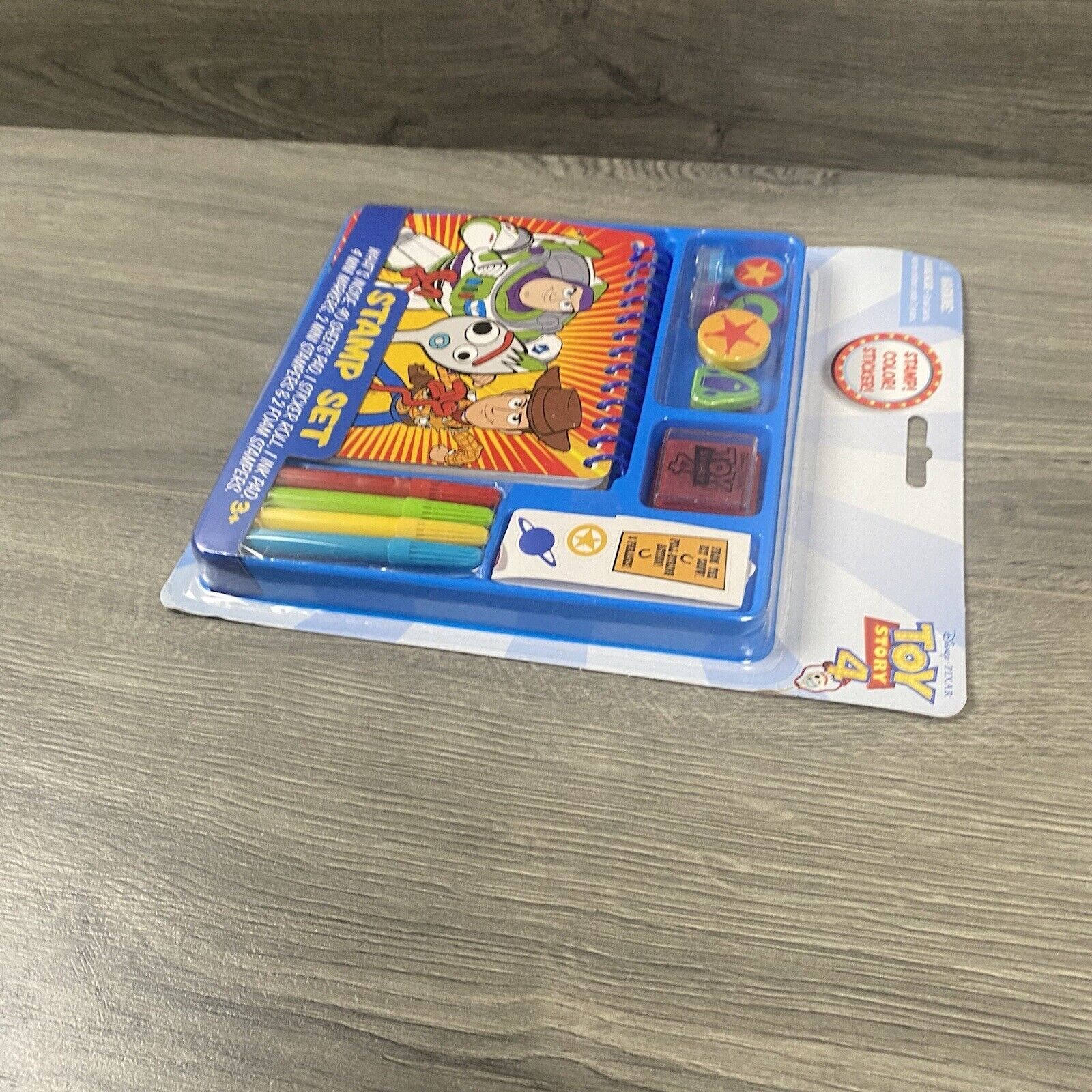 Toy Story 4 Stamp Set New Sealed Children Activity Stickers Stampers Markers