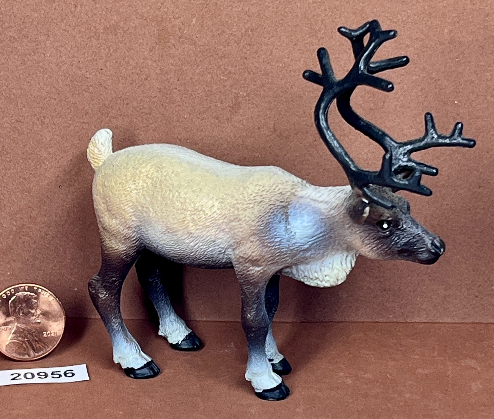 REINDEER FIgure Museum Quality RESIN Replica Hand Painted 3.75″