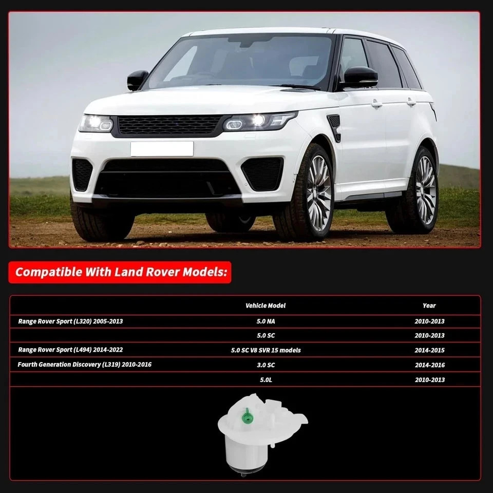 LR043420 Fuel Supply System Filter for Land Rover Range Rover L320 2005-2016