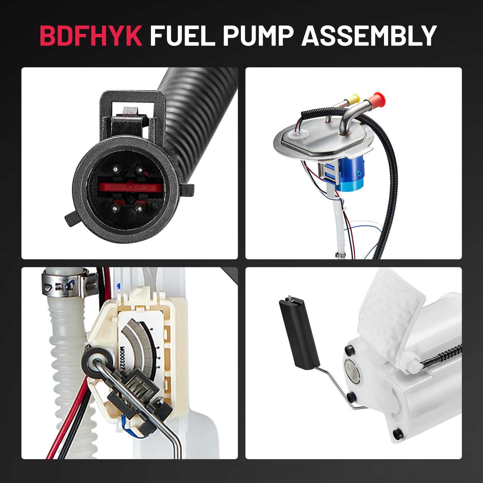 BDFHYK Fuel Pump Module Assembly E2344M Compatible with Ford F-250 Super Duty &