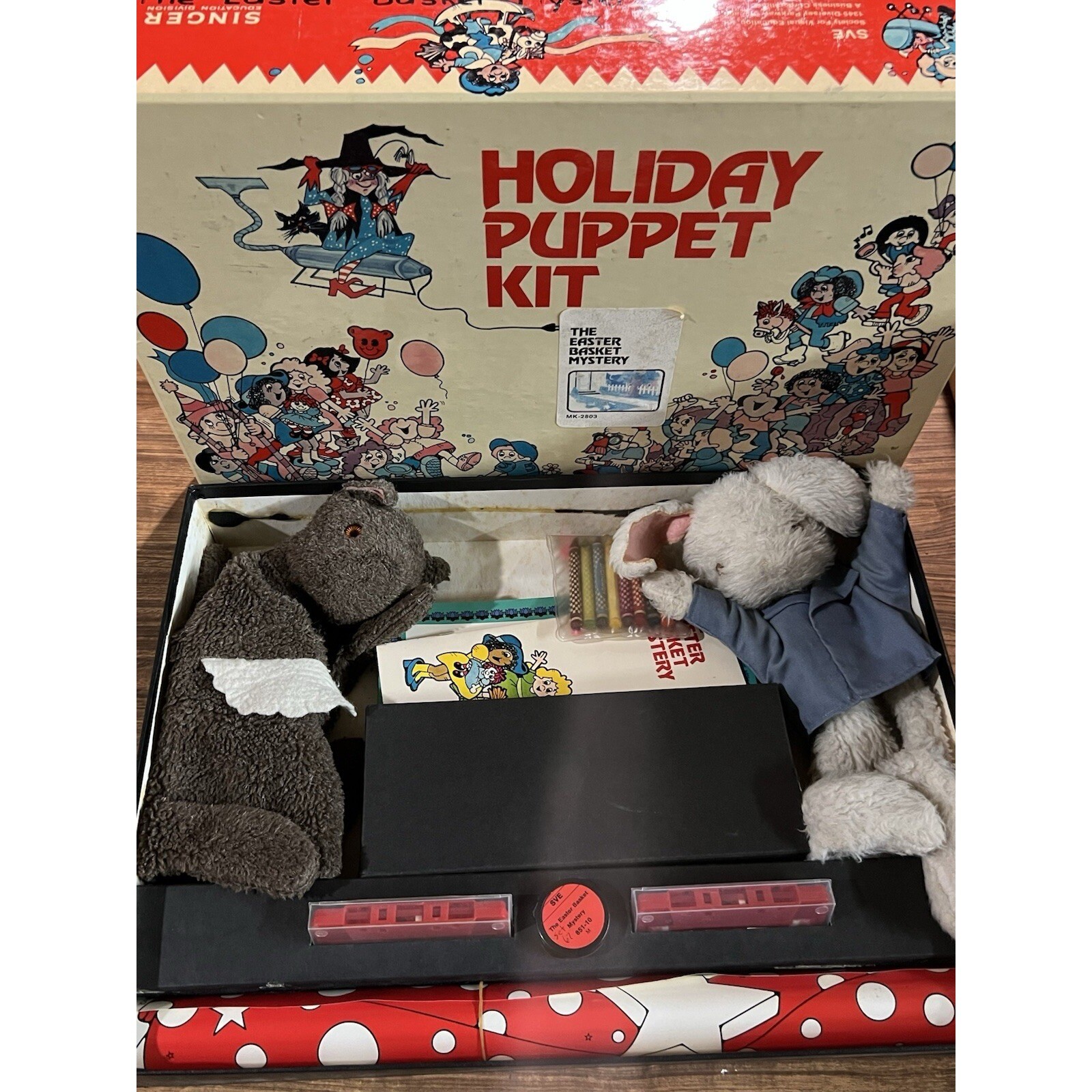 1977 Vintage Holiday Puppet Kit – The Easter Basket Mystery (Complete)