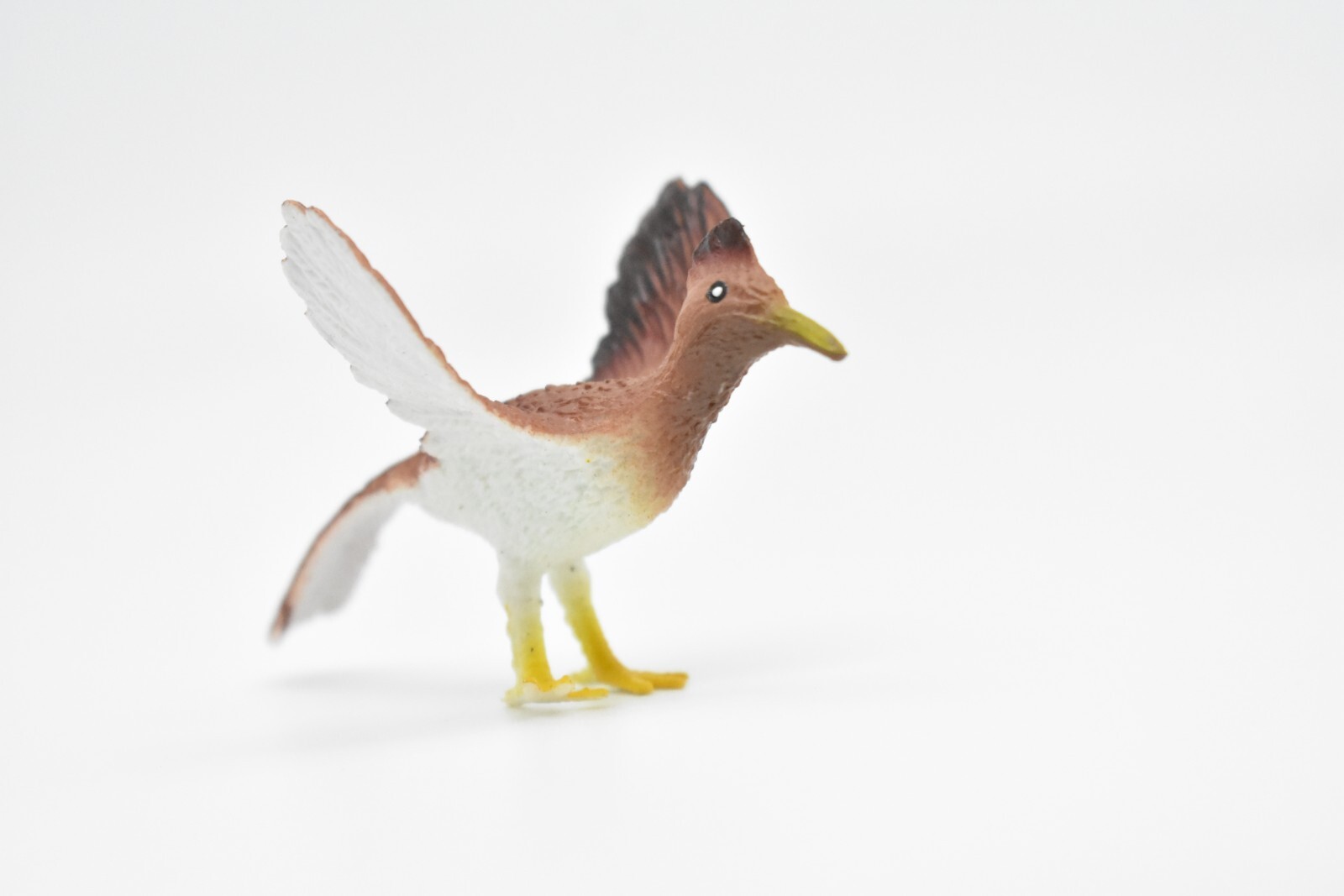 Roadrunner, Bird Toy, Very Nice Plastic Model, Hand Painted 3″ F623 B131