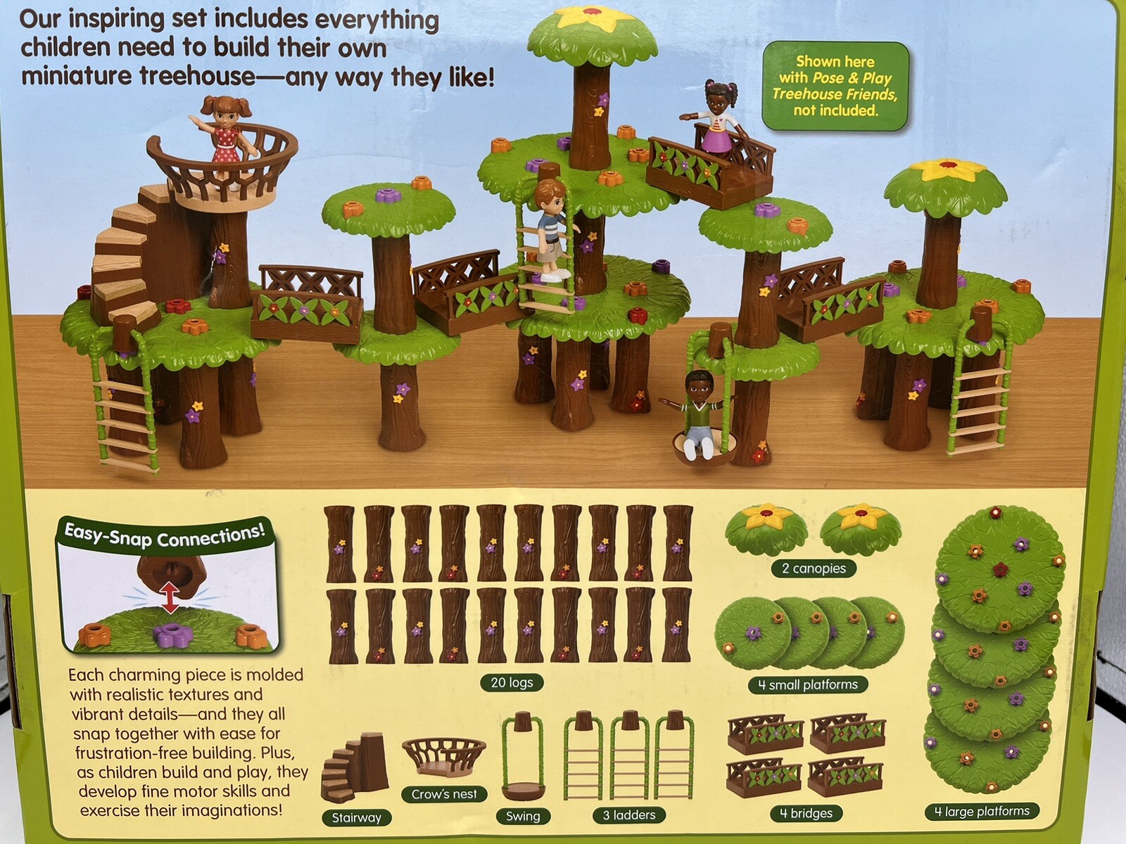 Lakeshore Treehouse Imagination Builders Educational Toy Complete in Box