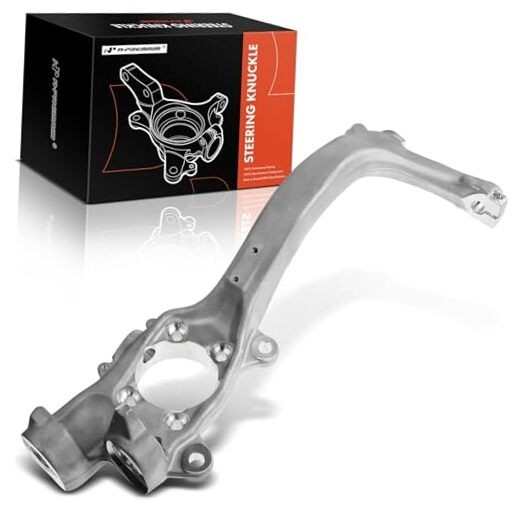 Front Suspension Steering Knuckle Compatible with Audi A4 2005-2008, A4