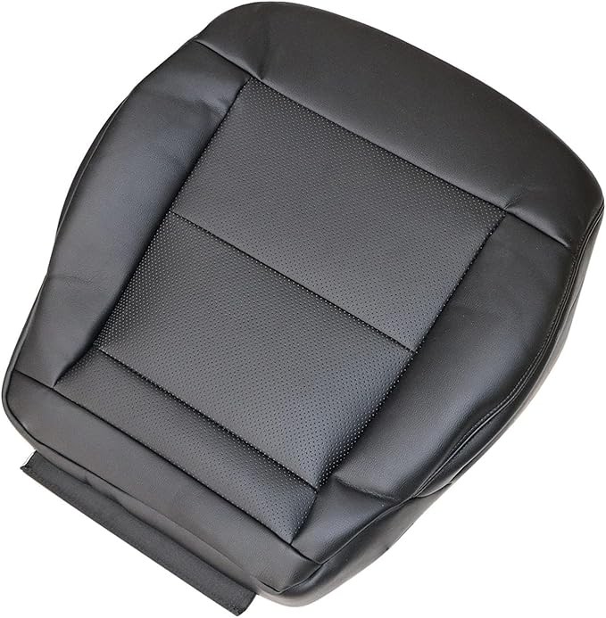 FZJDSD Black Driver Side Bottom Perforated Microfiber Leather Seat Cover