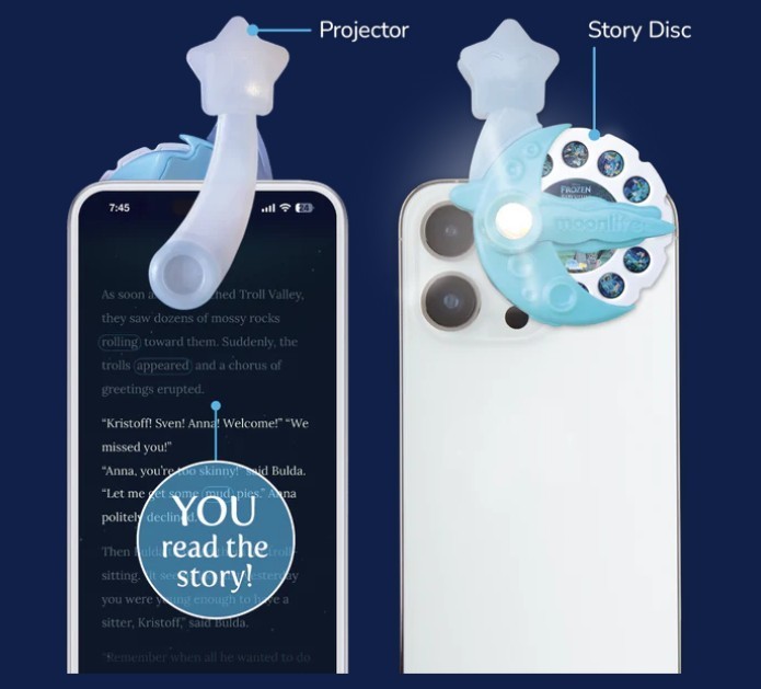Moonlite Storytime Projector Starter Pack 3 Picture Reels Favorite Child Stories