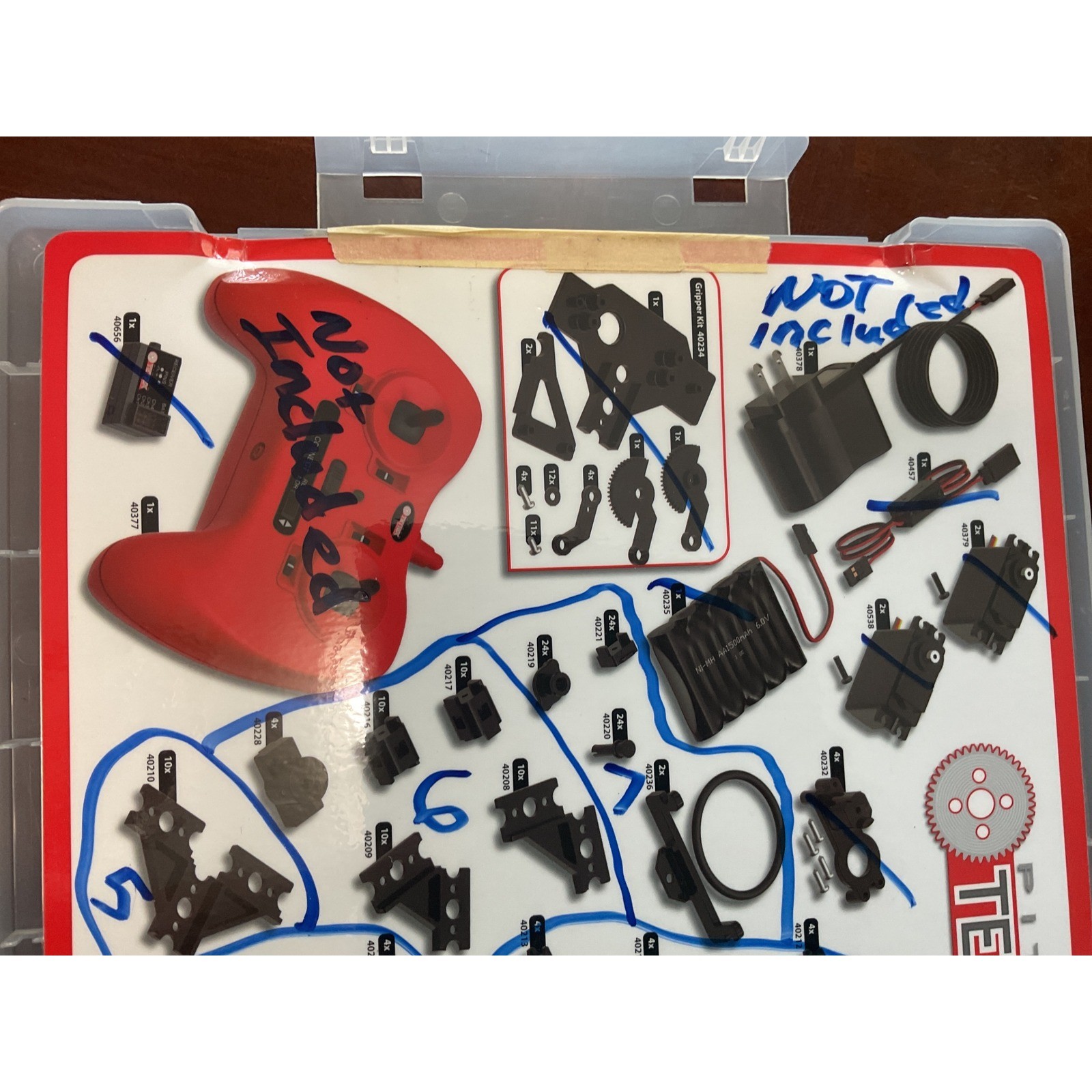 Pitsco Tetrix Prime Robotics Set 60159 STEM Engineering Kit 350+ Pcs No Remote