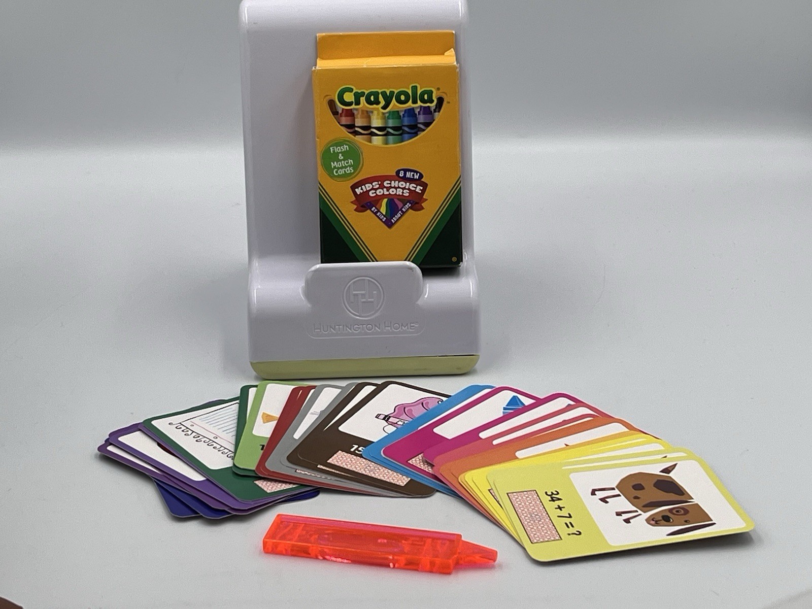 NEW Crayola Kids’ Choice Colors Flash & Match Cards Game w/ Decoder Pen Holder