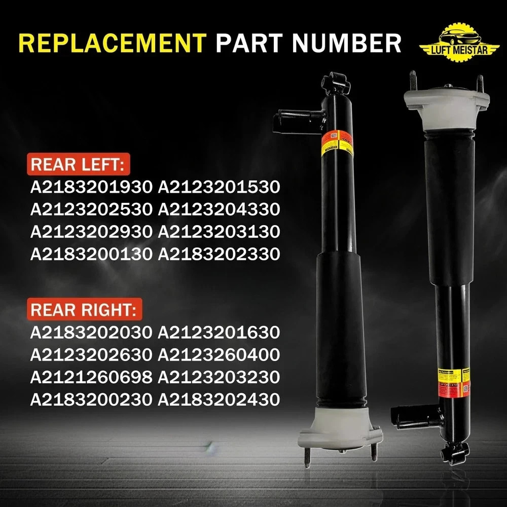 Rear Shock Absorber Assembly W/Sensor Compatible With Mercedes E-Class W212 X…