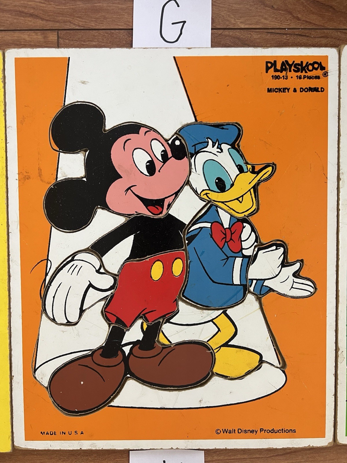 Vintage 1970s Playskool Puzzles Sold Individually