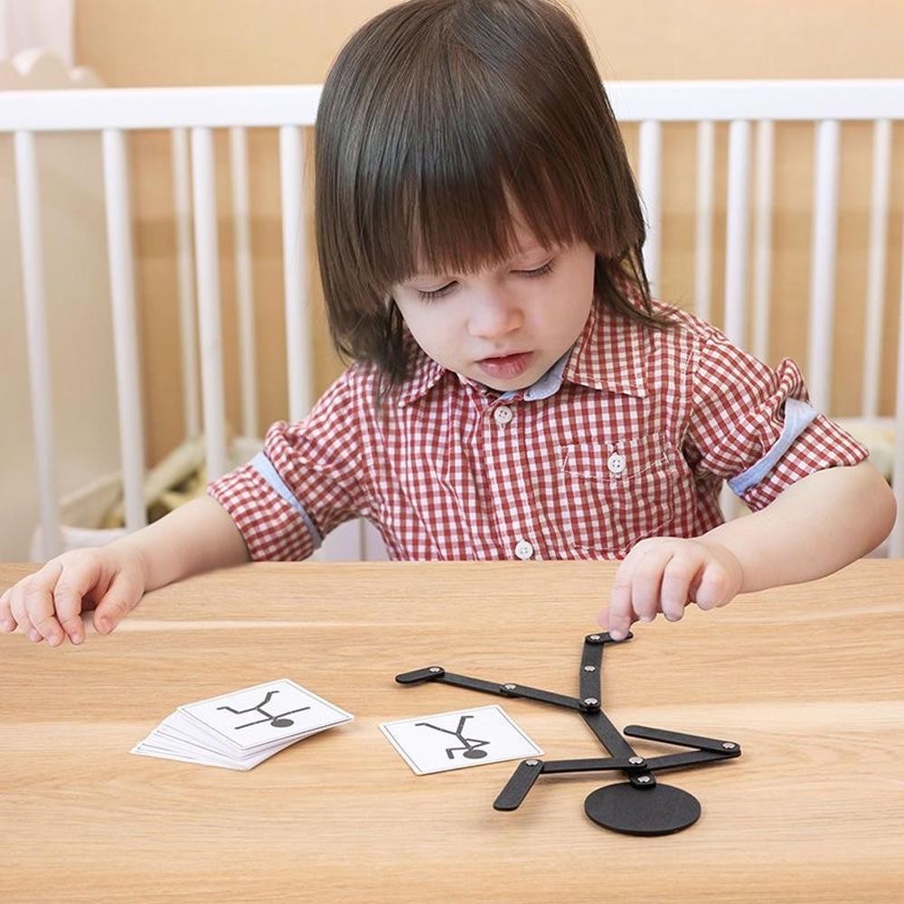 Montessori Educational Puzzle Board Early Learning Kids Preschool Fine Motor Toy