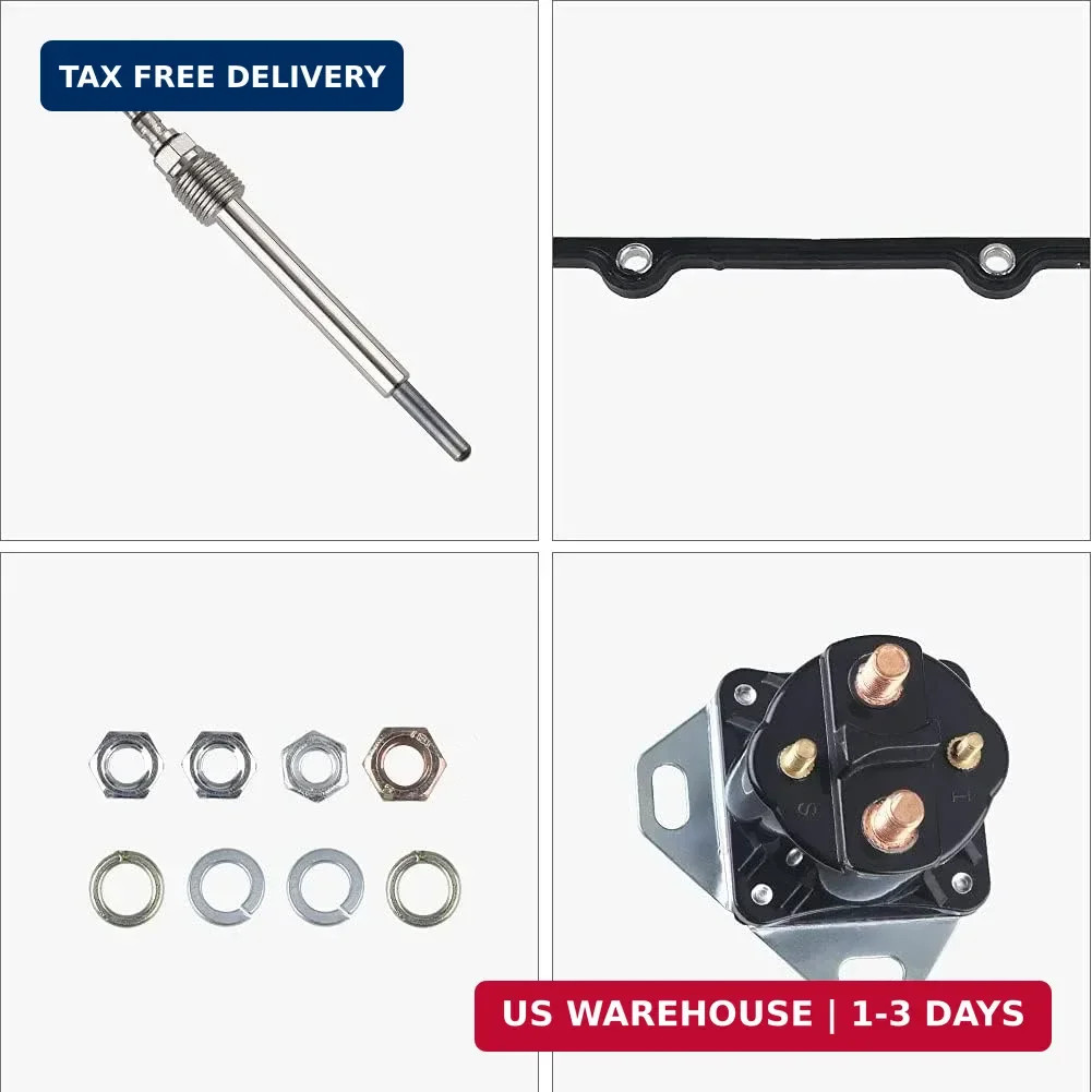 Compatible with 2 Valve Cover Gaskets + Inner Injector Glow Plug Harness w