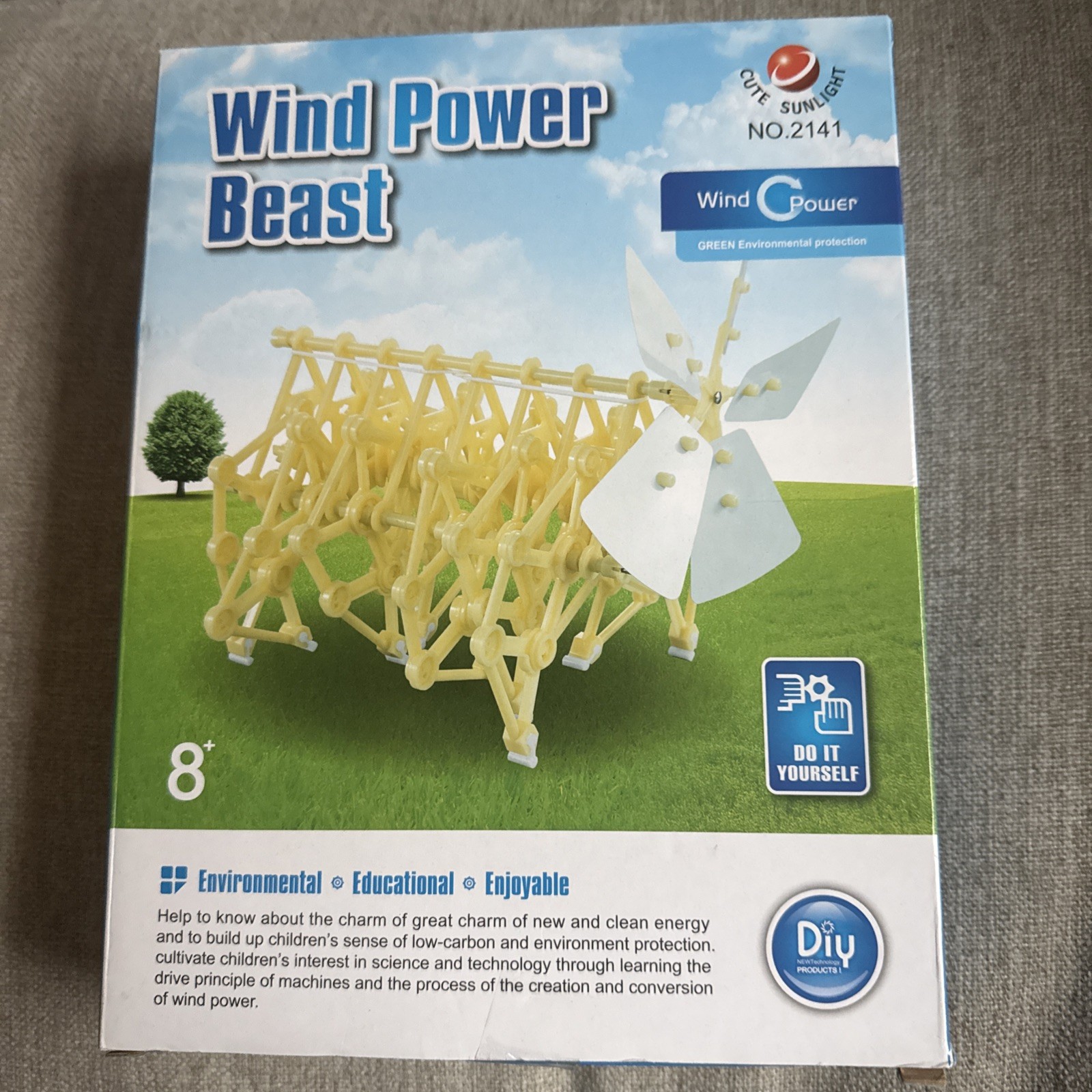 Wind Power Beast DIY Kit Educational Green Energy Learning kit NEW