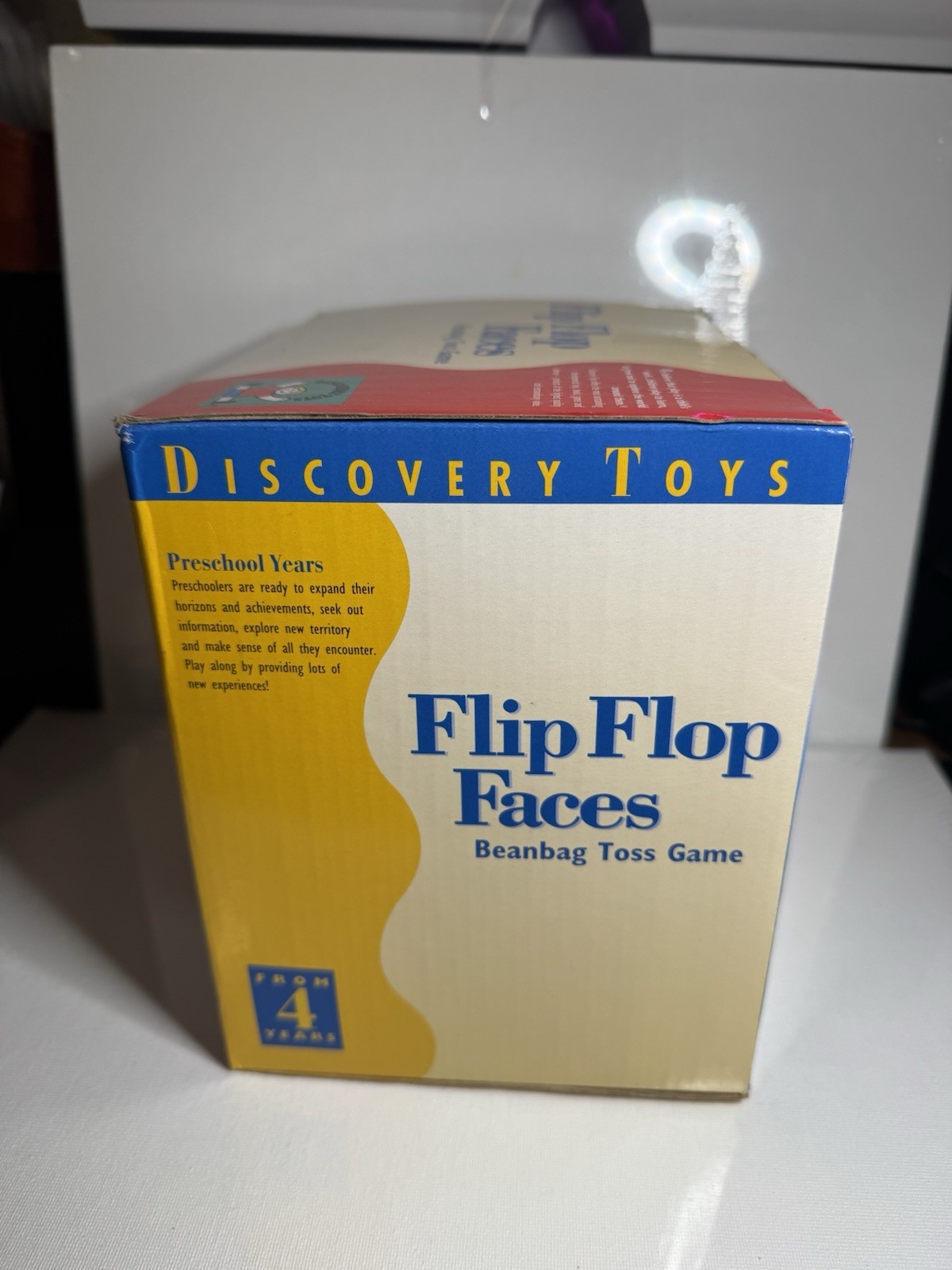 Discovery Toys 2000 Flip Flop Faces Beanbag Toss Game Vintage New In Box