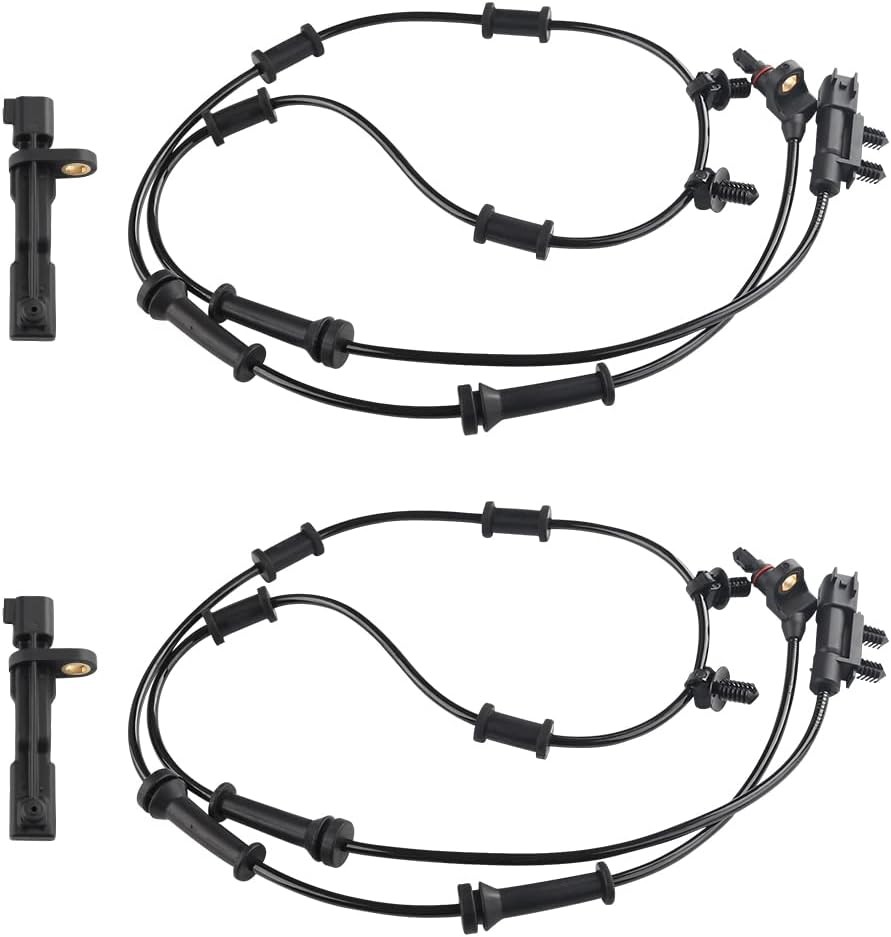 4 PCS ABS Wheel Speed Sensor 52125003AB 68003281AA Compatible with Jeep Wrang…