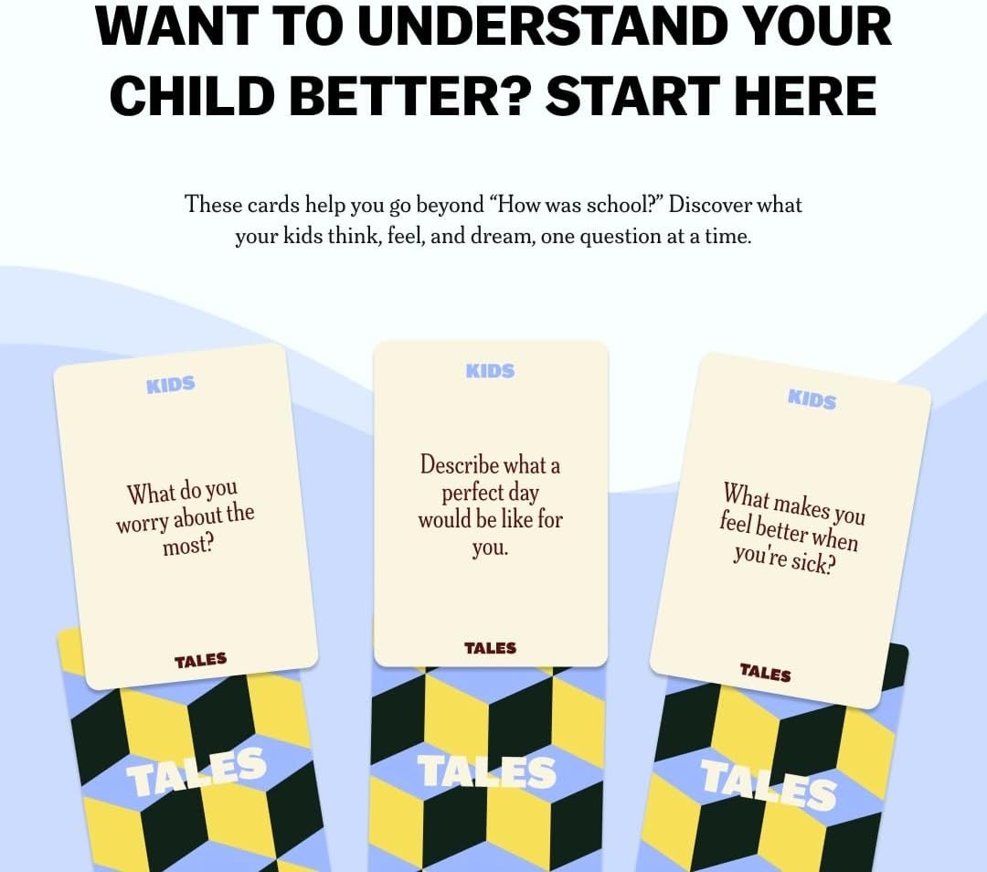 Interactive Kids Edition Conversation Cards – Family Bonding