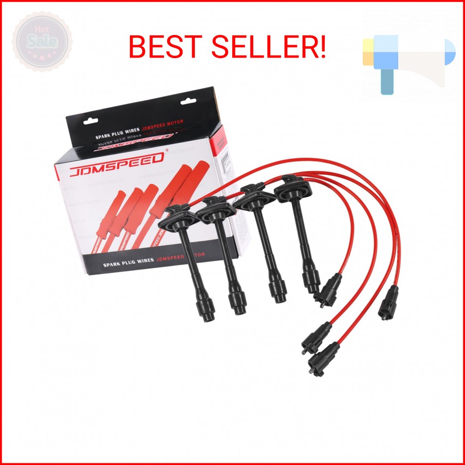 JDMSPEED New Ignition Spark Plug Wires Set Replacement for Toyota Camry Solara R