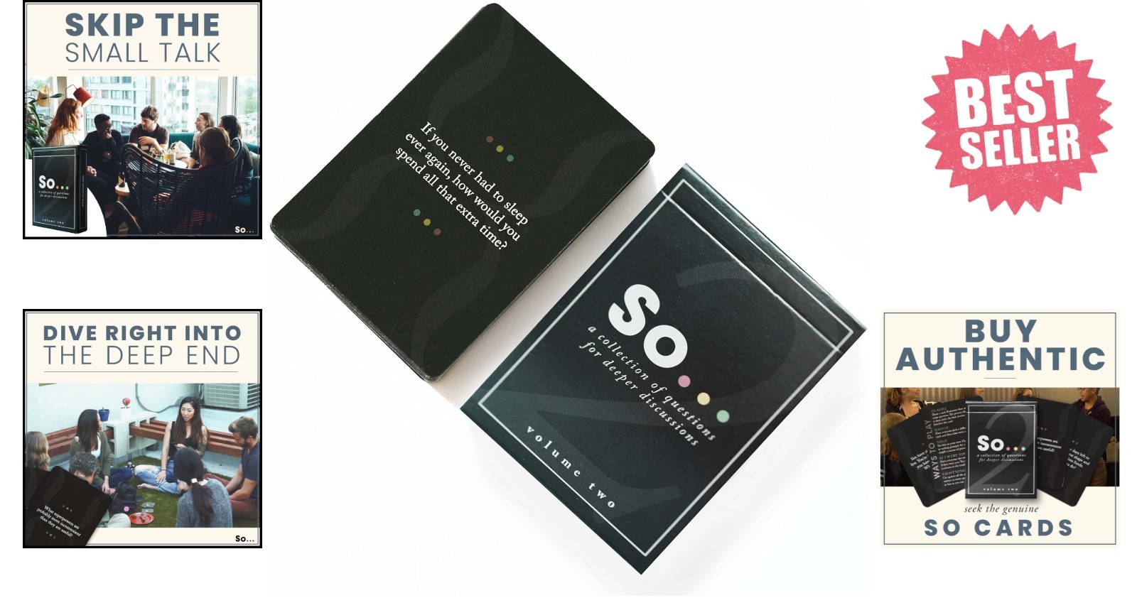 Engaging Card Game: Deep Conversation Starters for All Occasions Volume Two
