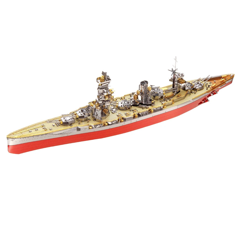 3D Metal Puzzle Battleship Model Building Kits Boat Teens Brain Teaser Gift