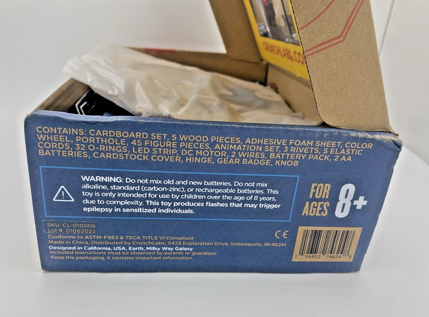 Crunch Labs Strobe Light Animator Builder Box Mark Rober STEM Kit