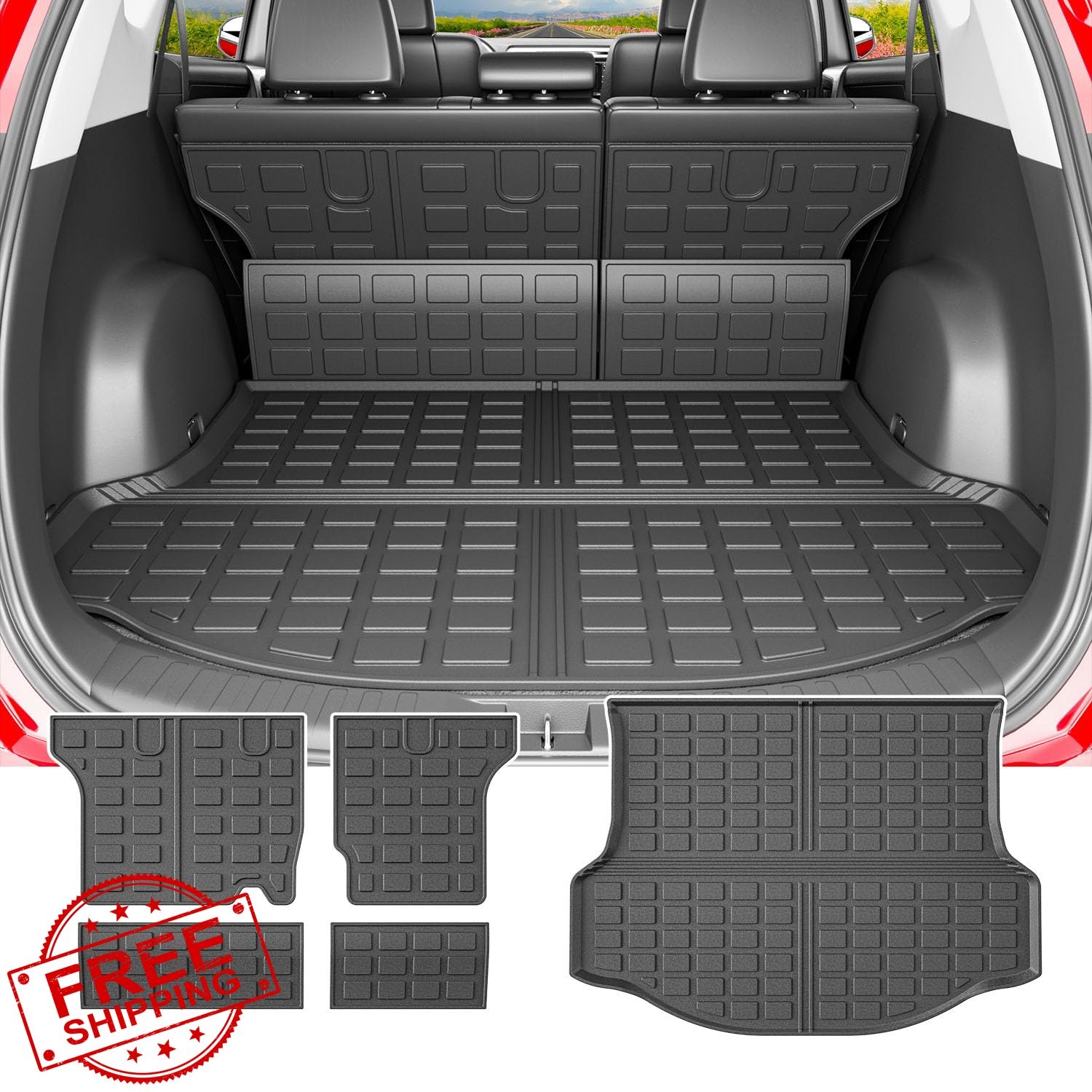 powoq RAV4 13-18 Cargo Liner Trunk Backrest