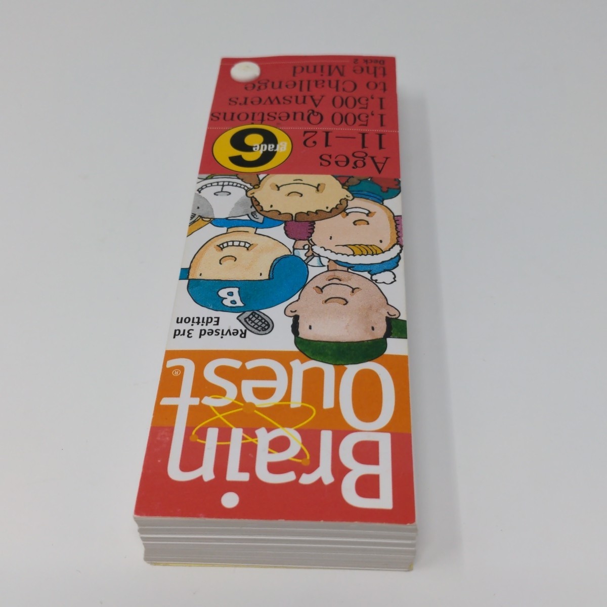 Brain Quest Grade 6 (Ages 11 – 12) Decks 1. & 2 3rd Edition Brain quest Cards