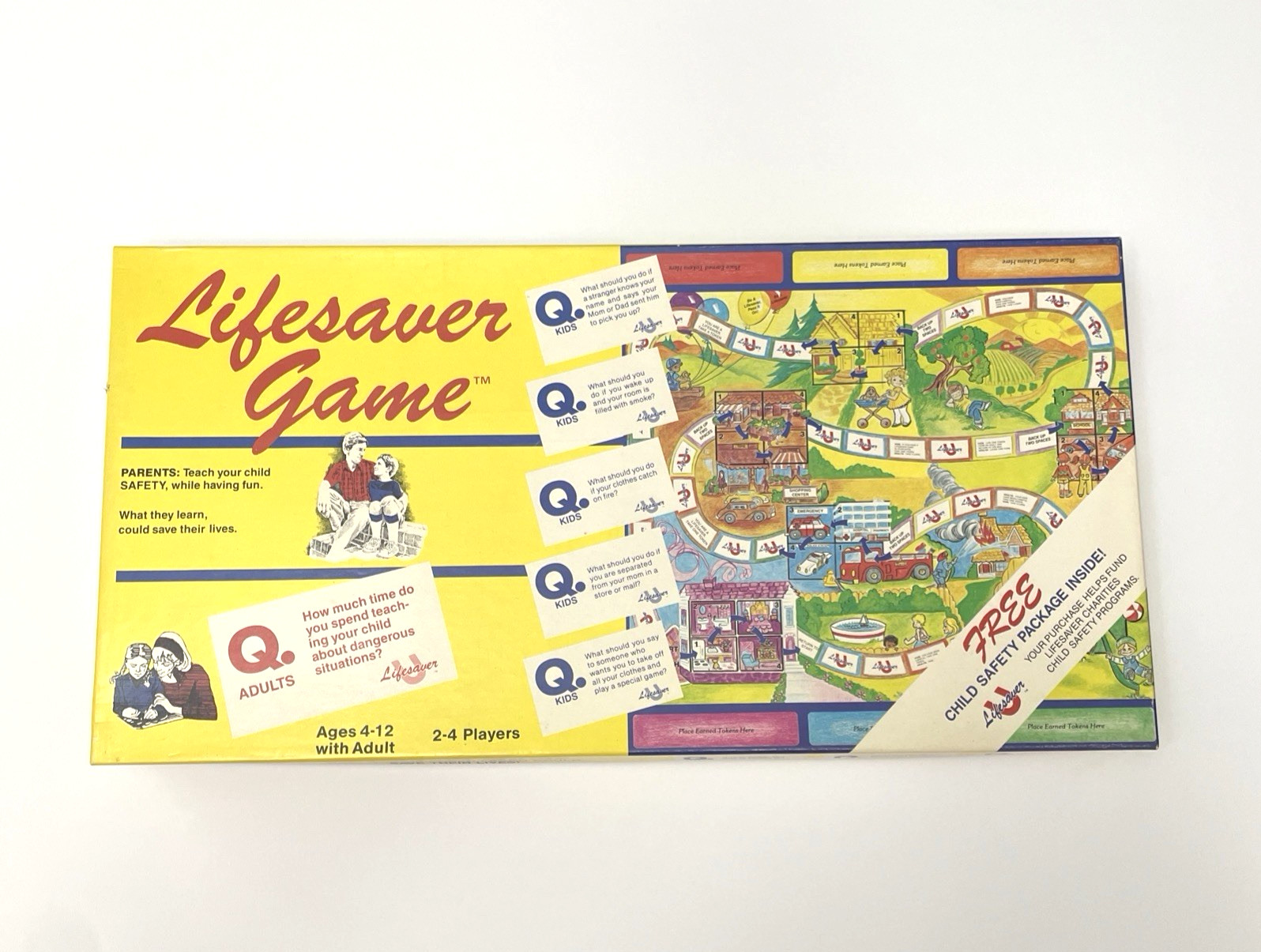 Ungame Lifesaver Game 1985 Parents Teach Your Child Safety Complete