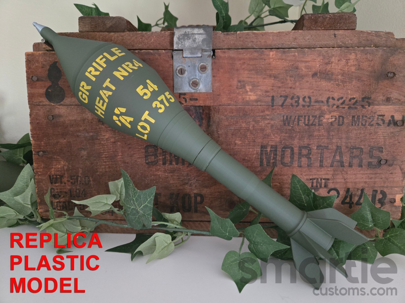 FAKE Energa 75mm No.94 M28 HEAT Rifle Grenade – Plastic Replica