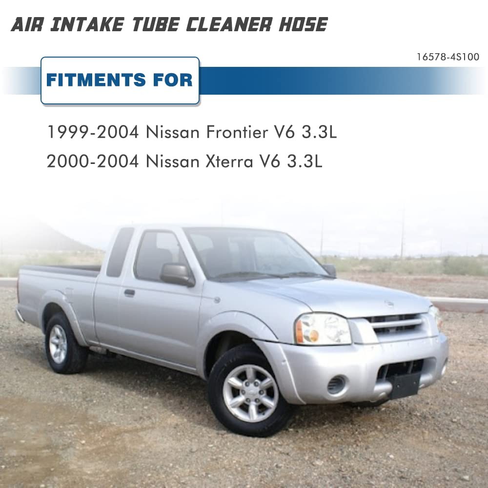 Air Intake Hose Compatible with 1999-2004 Nissan Frontier and 16578-4S100