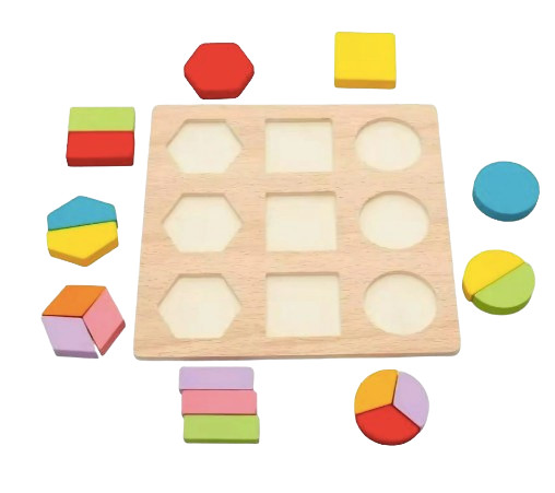 Wooden Shape Sorting Blocks – Early Learning Educational Toy