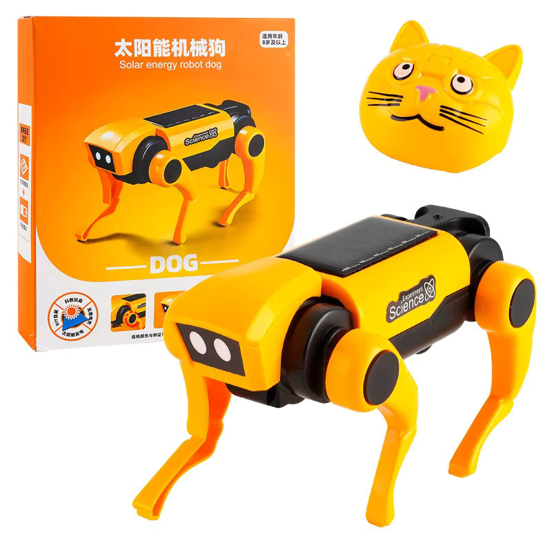 Robot Dog Solar Powered DIY STEM Science Kit Educational Toy Kids