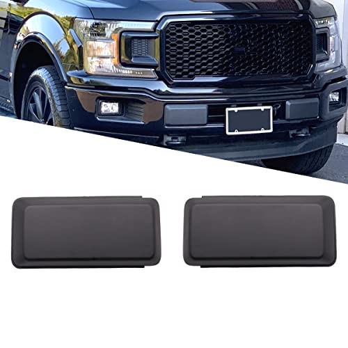 Pair Left Right Front Bumper Guards Pads Inserts End Caps Cover Trim Grill