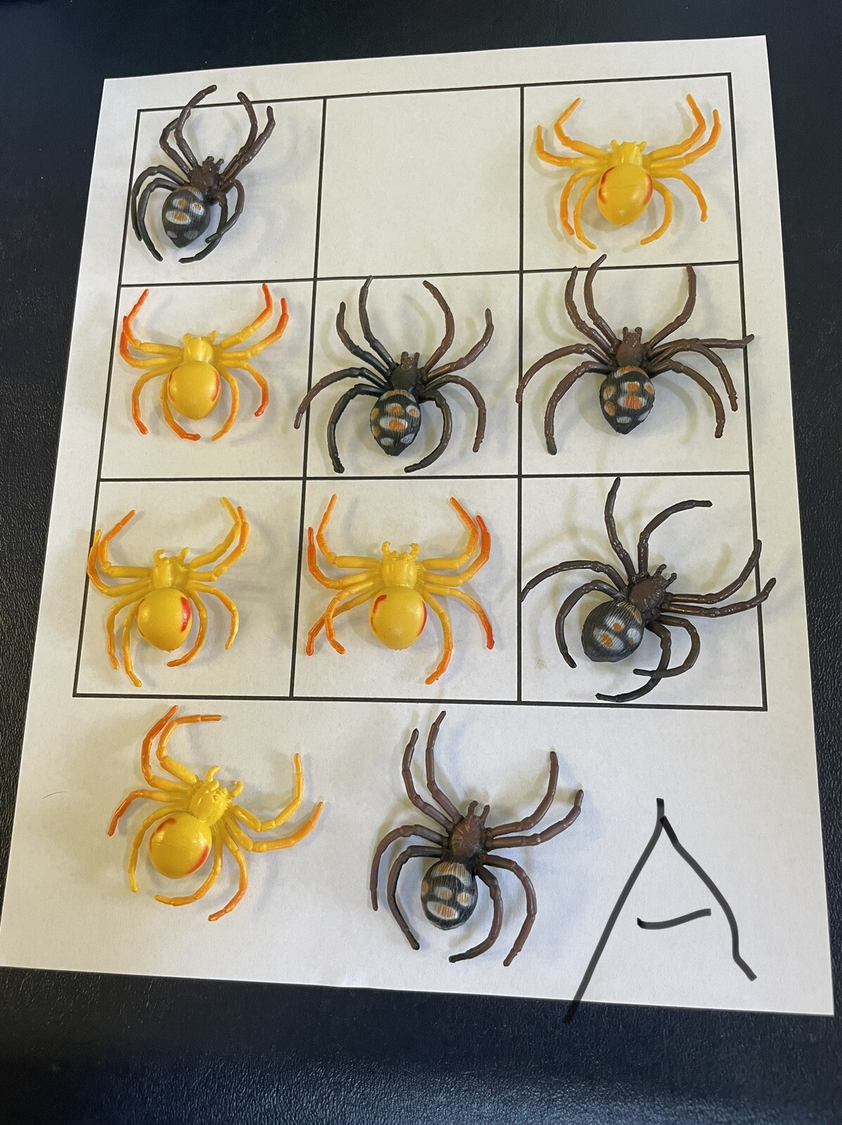TIC TAC TOE Math SPELLING REVIEW SPIDERS HALLOWEEN TEACHING EDUCATIONAL