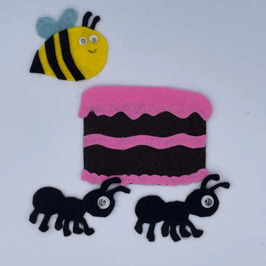 5 Hungry Ants Felt Story Set – A Sweet Adventure in Counting and Curiosity