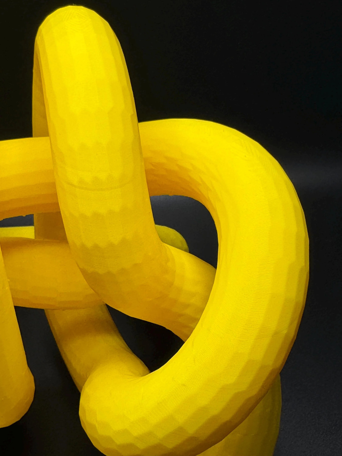 3D Printed Giant Knot Art Sculpture – Unique Gift for Home Decor, Modern Art,