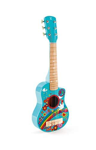 Hape Kid’s Flower Power First Musical Guitar, Turquoise