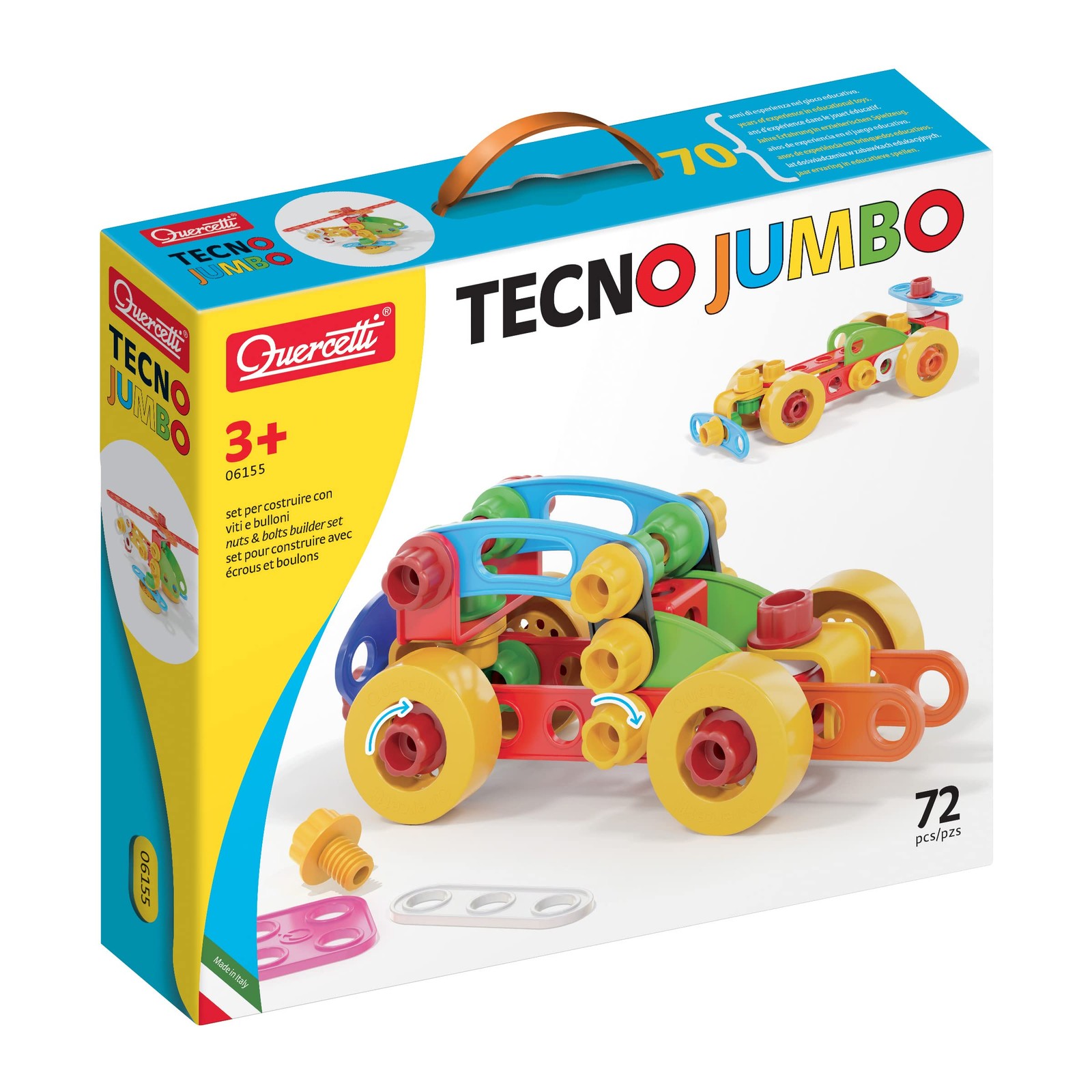 Quercetti – 6155 Tecno Jumbo Arts and Crafts – Tecno