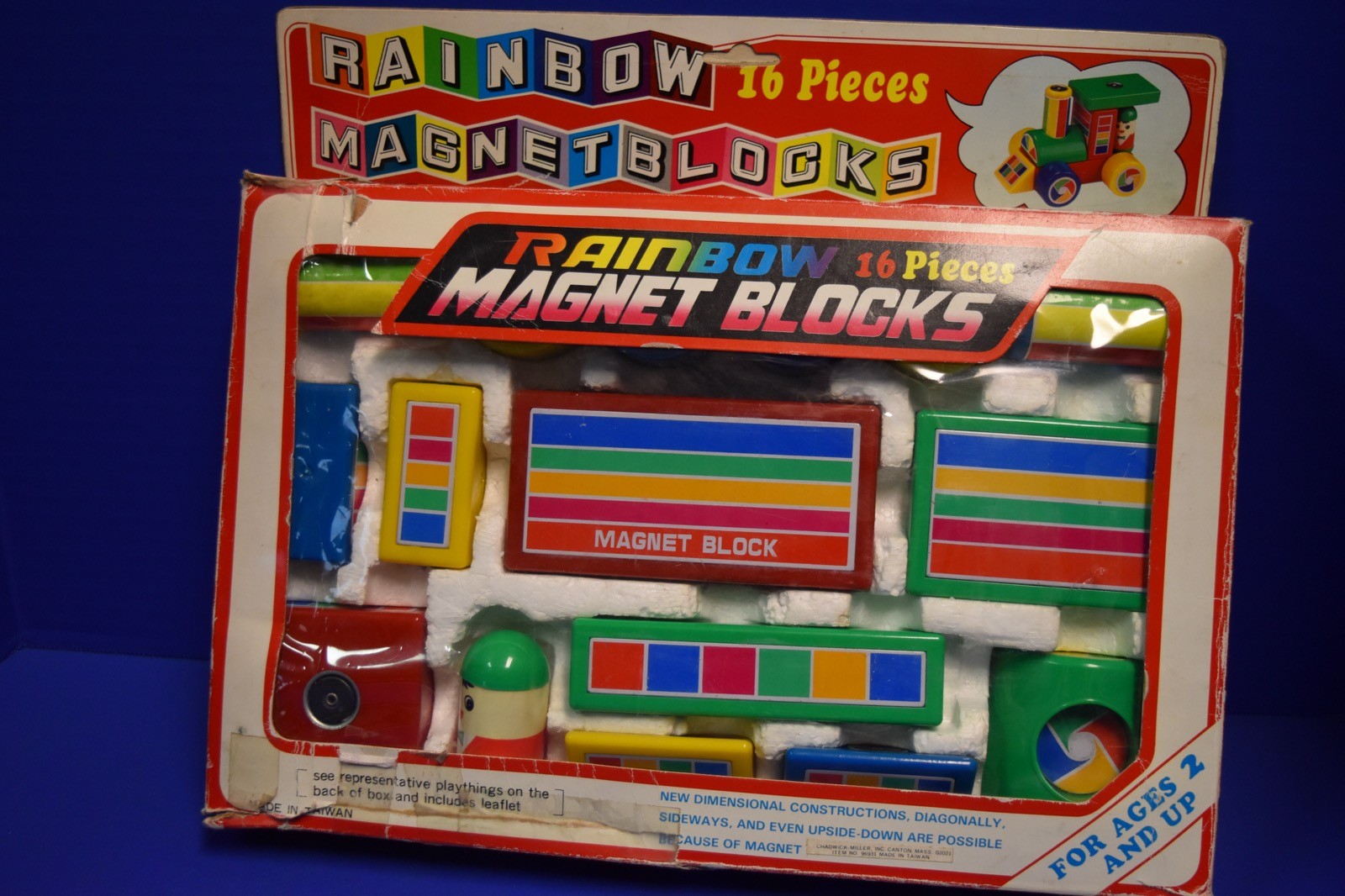 Rainbow Magnet Blocks Endless Creative Building Horse/Cars/Truck Complete w/Box