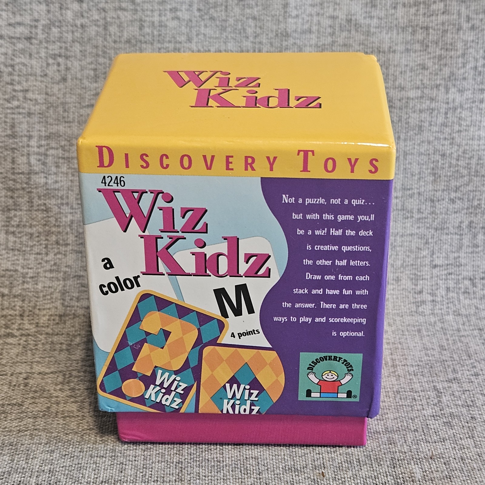 Discovery Toys Wiz Kidz Card Game In A Box Educational Game Used