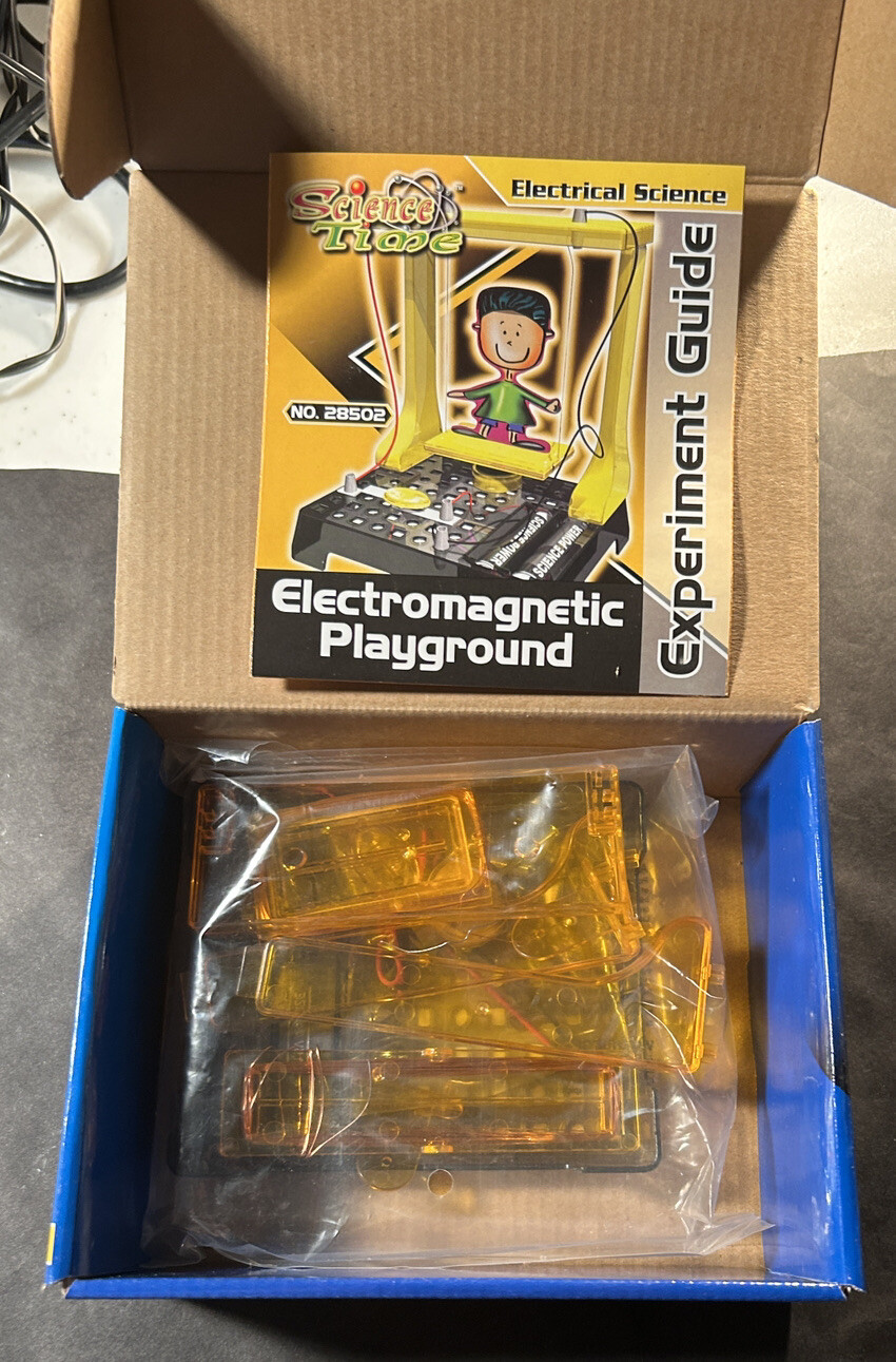 Science Time Electromagnetic playground No 28502 8+ W/Instructions