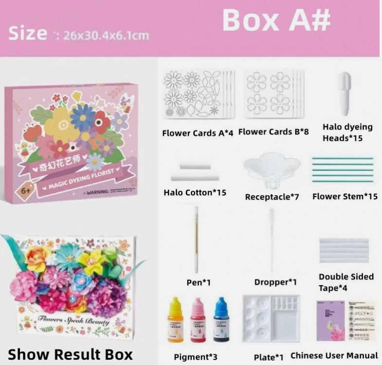 Art Kit Starhelio Magic Petal Flower DIY Flowers Bloomjoy Magic Petal Flower Kit