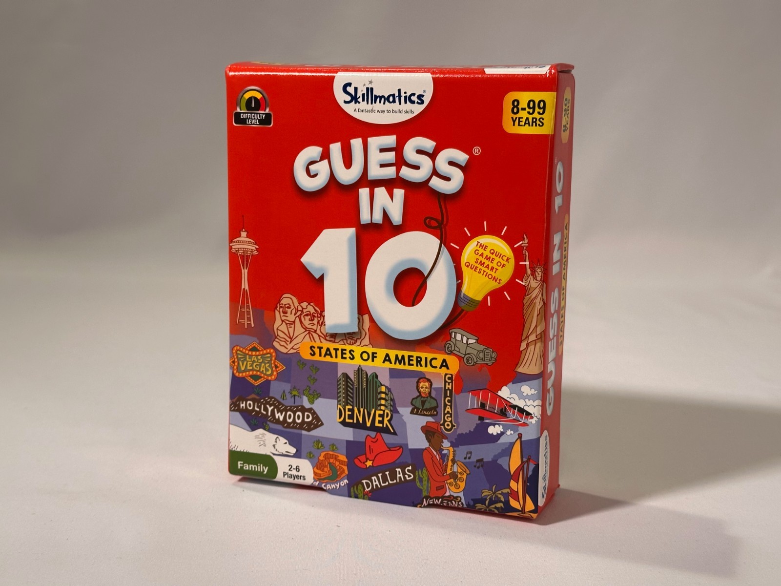 Skillmatics Guess In 10 Educational Game States Of America *NEW*