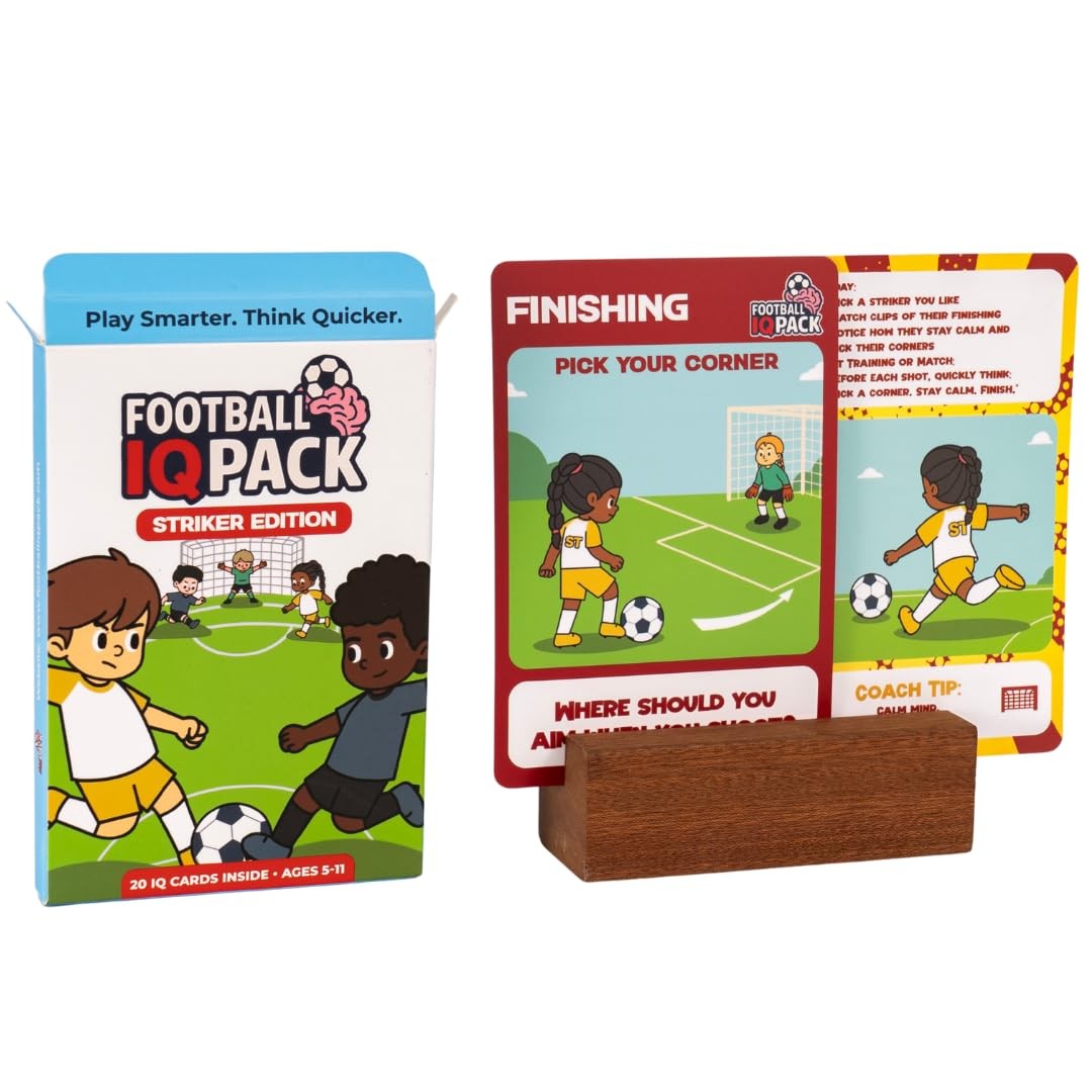 Soccer IQ Card™ – Game Intelligence Cards for Kids Ages 5–11 | Learn Mindset,…